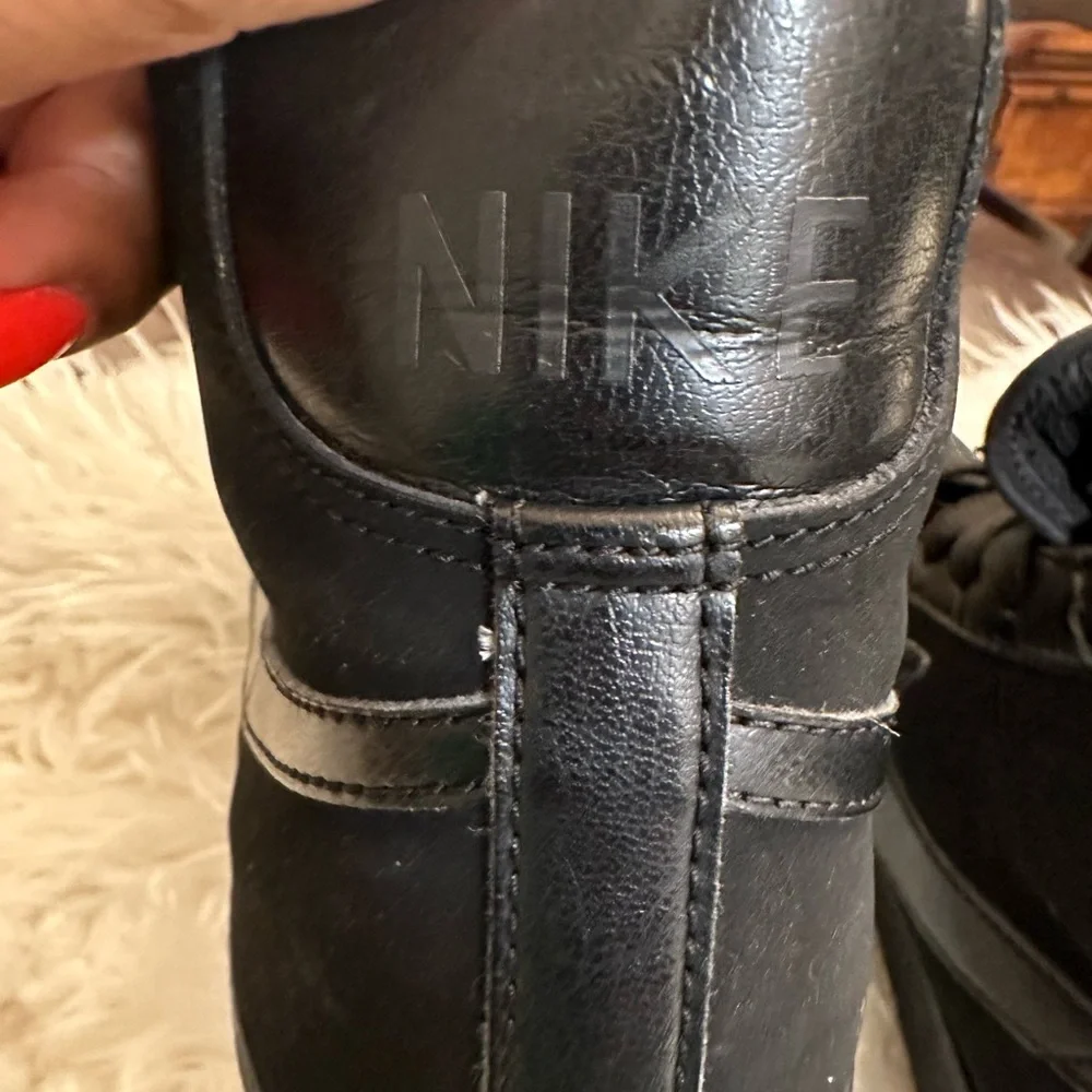 Nike Womens Blazer High Suede Black 317808-003 Size 8.5 - Picture 5 of 12